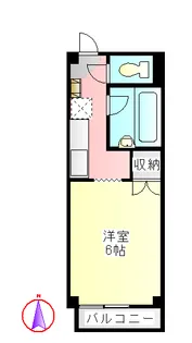 サープラスIハヤシ【2階】の間取り