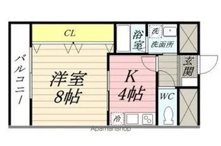 YMクレスト【1階】の間取り