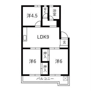 メゾン新所【4階】の間取り