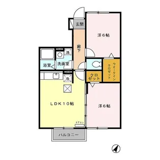 アクア【1階】の間取り