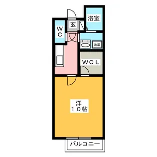 ラフォーレ岩倉【1階】の間取り