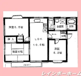 ルーミーボルタ【2階】の間取り