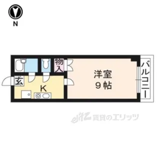 ソリュード【4階】の間取り
