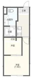 BROOKLYN BASE26th【2階】の間取り