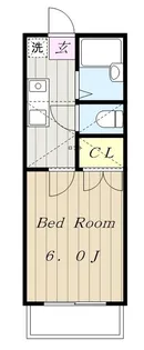 月見台コーポ21【1階】の間取り