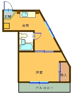 ヘリオス相互378方南町パートI【2階】の間取り