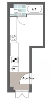 レジデンス勝どき【2階】の間取り
