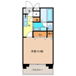 アビリティ上町壱番館【1階】の間取り