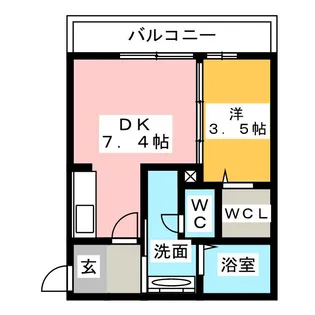 ONE URBAN PLACE【3階】の間取り