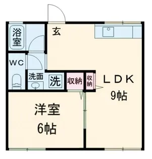 ネクサス小雑賀I【1階】の間取り