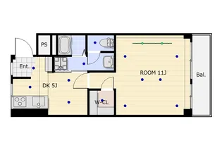 千里ロイヤルハイツ【2階】の間取り