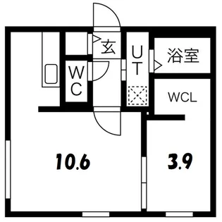 NOVA山鼻【3階】の間取り