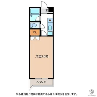 エクセレント西可児【4階】の間取り