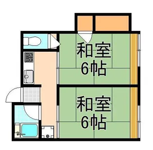中嶋荘【1階】の間取り