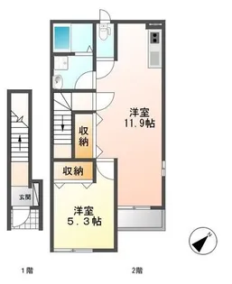 Centenario(センテナリオ)【2階】の間取り