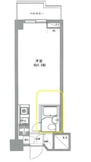 三越ゼームス坂マンション【1階】の間取り