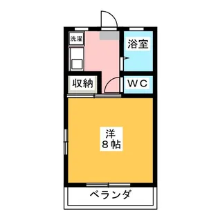 コーポ江湖II【3階】の間取り