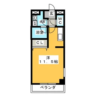 シュペリア【3階】の間取り