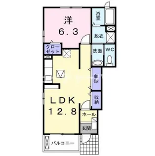 エクレール【1階】の間取り