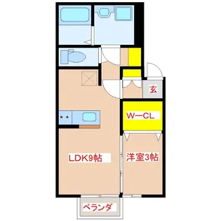 PrendreIII【1階】の間取り