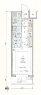 リヴシティ両国四番館【4階】の間取り