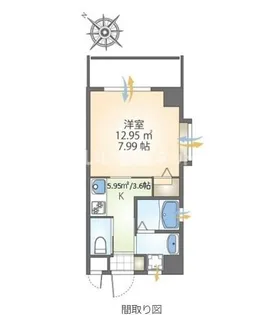 アヴェンタドール【6階】の間取り