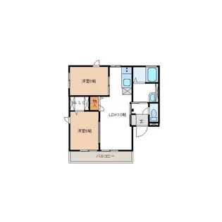 ロイヤルヒルズ【1階】の間取り