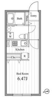 ZESTY松陰神社II【3階】の間取り