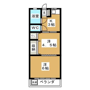 メゾン矢嶋【3階】の間取り