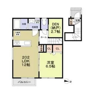 フォレストコートA棟・B棟【2階】の間取り