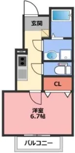 Espoir A【1階】の間取り