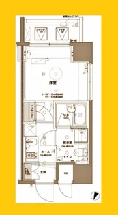 C’est joli yokohamaminatomiraiII【10階】の間取り