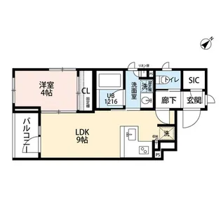 プレール・ドゥーク雪が谷大塚【2階】の間取り
