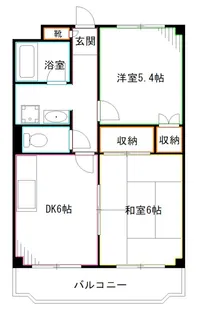 エンゼルハイム東中野【2階】の間取り