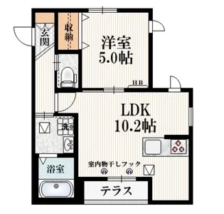 ROA nishiogi【1階】の間取り