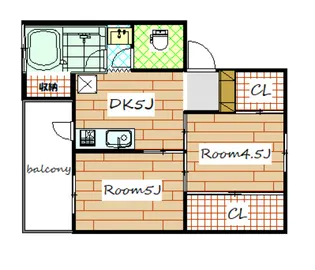 watarasedanchiI【5階】の間取り