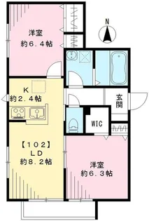 CASCADE カスケード【1階】の間取り