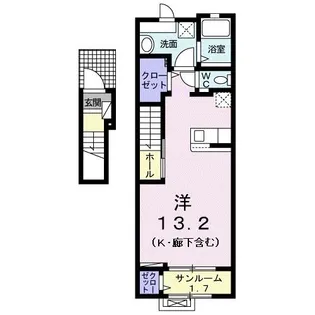 アーベントレーテI【2階】の間取り