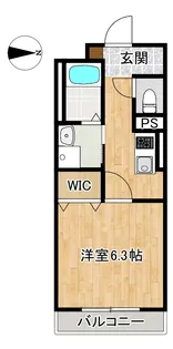 プティ メゾン【1階】の間取り