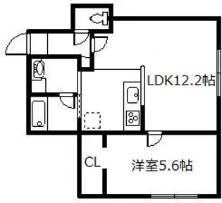 フランシール【1階】の間取り