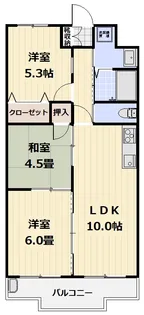 龍前デザインマンション【1階】の間取り
