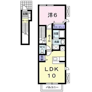 ラ・フォート【2階】の間取り