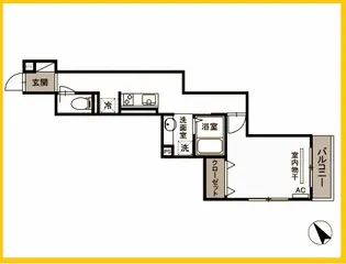 コンフォート新治【3階】の間取り
