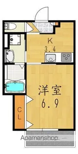 クレアール五位堂【1階】の間取り