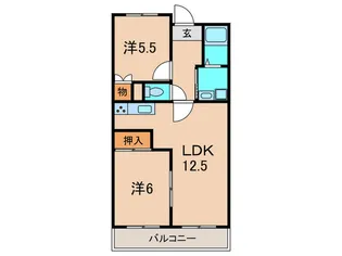 シェモア桜台【2階】の間取り