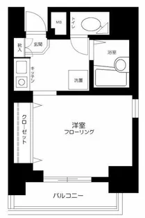 クレアシオン渋谷【3階】の間取り
