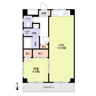 CASA小野寺【5階】の間取り