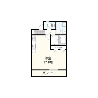 Fiore棟高【3階】の間取り