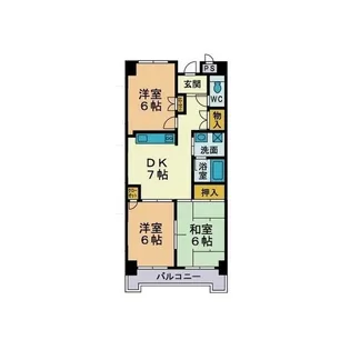 パストラル飯島【3階】の間取り