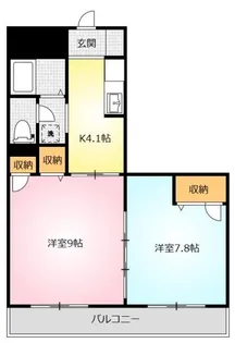 サイレンスドミール舞【2階】の間取り